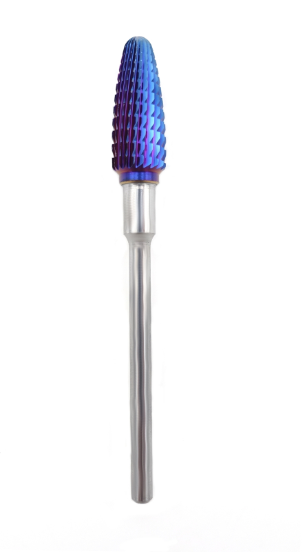 Rotation instrument with TITAN-Nitride-coating pear shaped / longlife bit